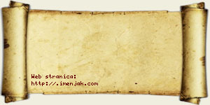 Jasmina Jocić vizit kartica